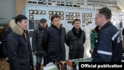 Сапар Исаков на ТЭЦ Бишкека, 27 января 2018 г.