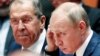 Володимир Путін та Сергій Лавров у Берліні на конференції з мирного врегулювання конфлікту в Лівії, 19 січня 2020 року