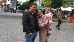 Раида Баймонкоева с семьей.