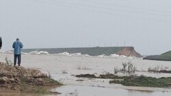 Прорыв дамбы Сардобинского водохранилища в Узбекистане.