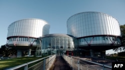 France -- The European Court of Human Rights (ECHR) building in Strasbourg, October 14, 2014.