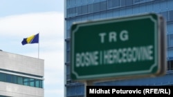 Trg ispred zgrade institucija BiH