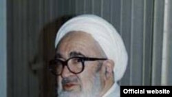 آيت الله حسينعلی منتظری، از مراجع بلندپايه تقليد شيعيان در قم.