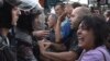 Столкновения между полицией и гражданами на улице Хоренаци, Ереван, 19 июля 2016 г.