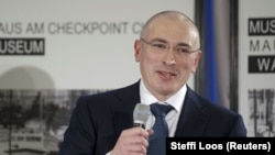Михаил Ходорковский в Берлине, 2013