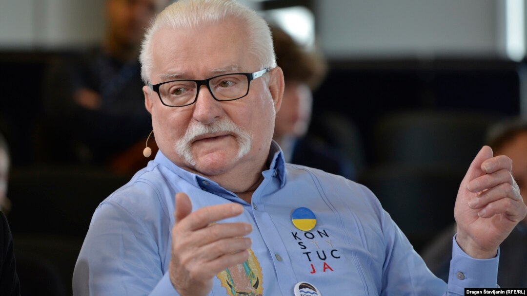 Leh Valesa, u Pragu, 15. oktobra 2024.