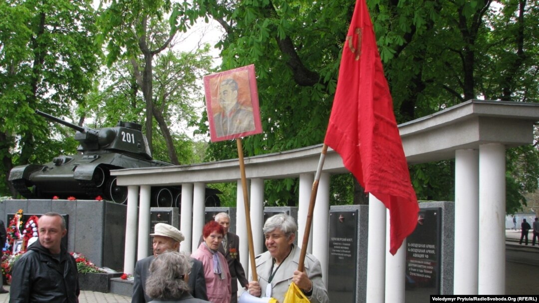 Прихильник Сталіна у Сімферополі, 9 травня 2011 року