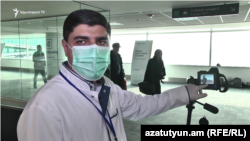 «Զվարթնոց» օդանավակայանում ստուգում են Հայաստան եկողներին, 30 հունվարի, 2020թ.