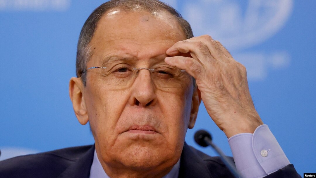 Sergej Lavrov na pres-konferenciji u Moskvi, Rusija, 18. januara 2024.