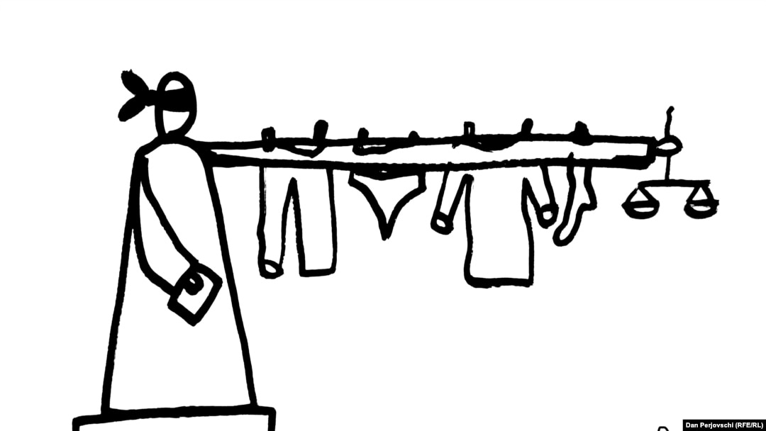 ROMANIA Dan Perjovschi drawing judicial sistem justitie
