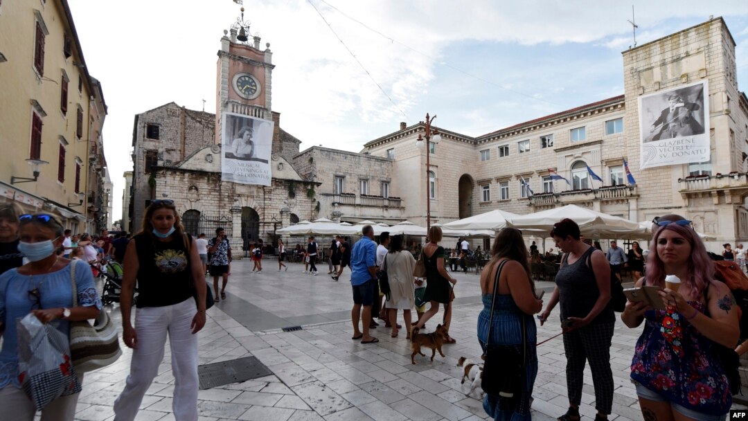 Turisti u Zadru 2020. godine