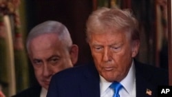 Беньямин Нетаньяху с Трампом.