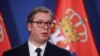 Predsednik Srbije Aleksandar Vučić stiže u Moskvu uoči parade povodom Dana pobede, 7. maj 2025. 