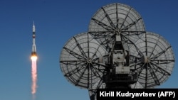 Корабель «Союз МС-10» під час запуску, Казахстан, 11 жовтня 2018 року