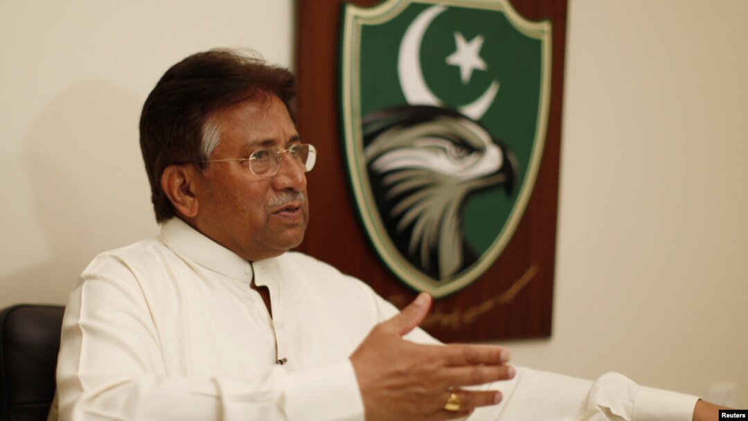 Former Pakistani President Pervez Musharraf says he plans to return to Karachi to take part in the May elections.