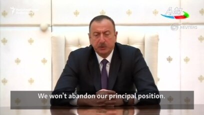 İlham Əliyev cəbhədə baş verənlərdən danışır