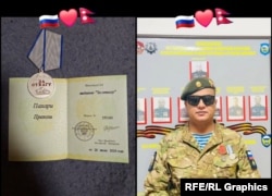 Пахарі Пракаш отримав військову нагороду в Росії