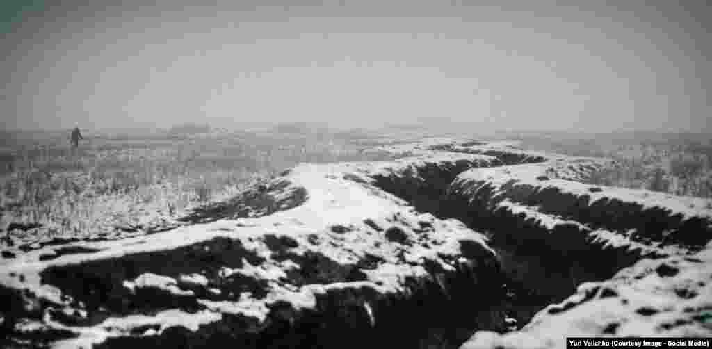 Позиції українських військових в районі Лисичанська (Сектор А). 1 грудня 2015 року. Фото: Юрій Величко