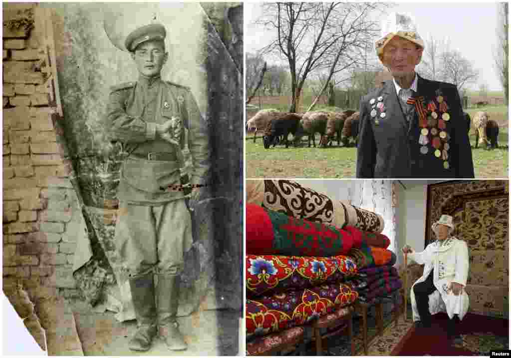 Абла Бегаль, 91 рік. Киргизький офіцер був службовцем української прикордонної кавалерії з лютого 1942 року по квітень 1947-го