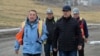Тенгиз Болтурук и Садыр Жапаров на месторождении Кумтор. 15 июня 2021 года. 