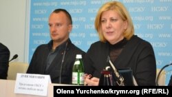 Представитель ОБСЕ по вопросам свободы слова Дуня Миятович, Киев, 11 октября 2016 год