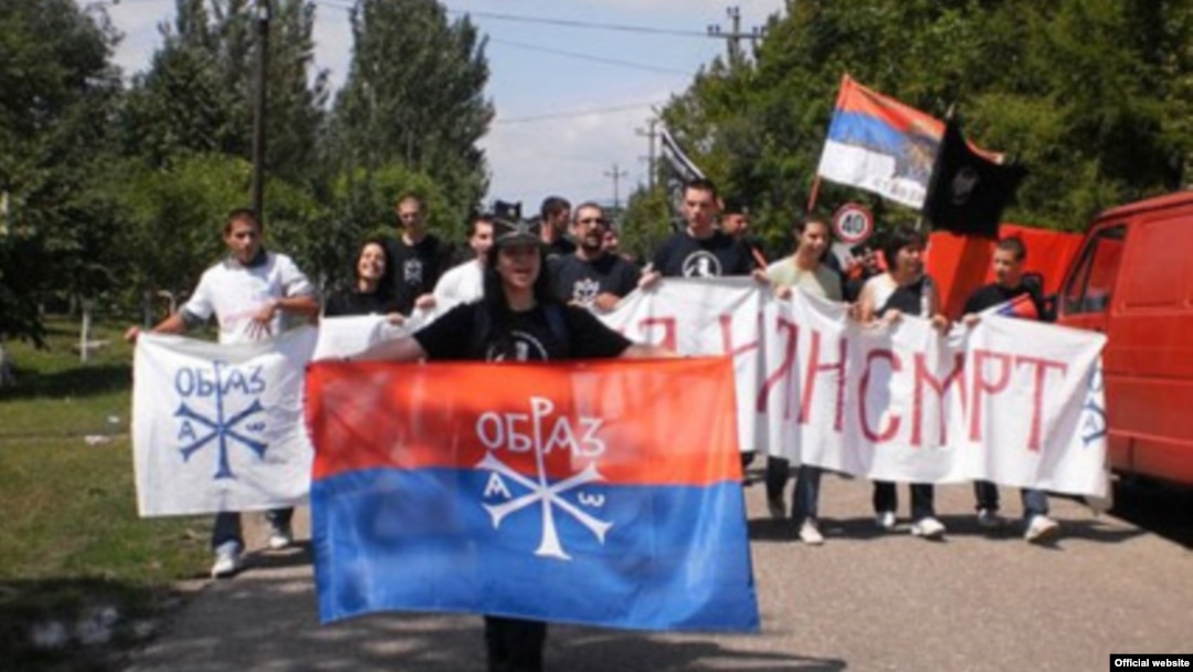 Pristalice Obraza u Lazarevu, mestu u kojem je uhapšen haški optuženik Ratko Mladić